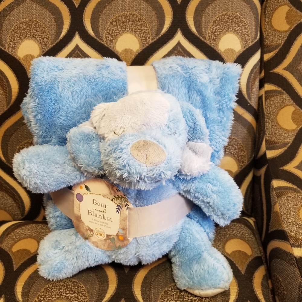Bear and blanket